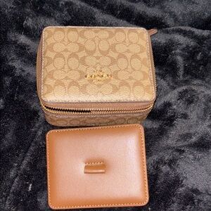 Coach Jewelry Box in Signature Canvas